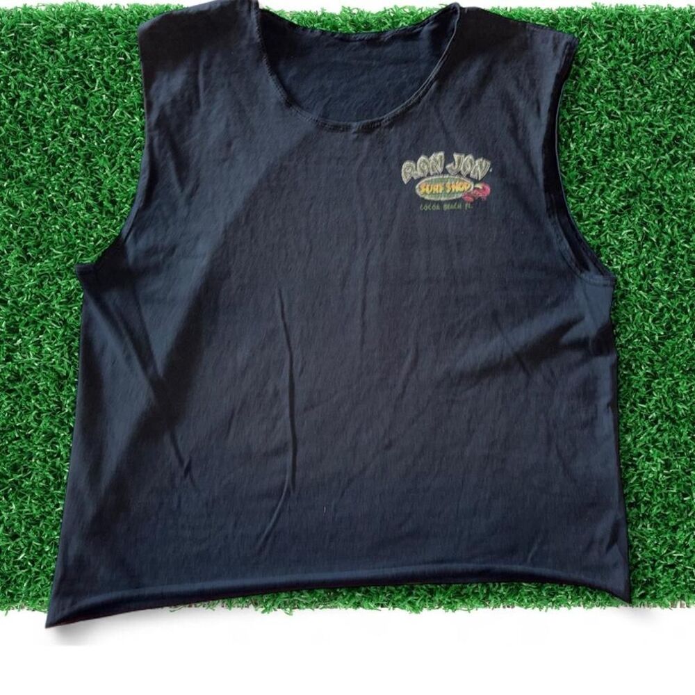Ron-jon-surf-shop Men's Black and Navy Vest